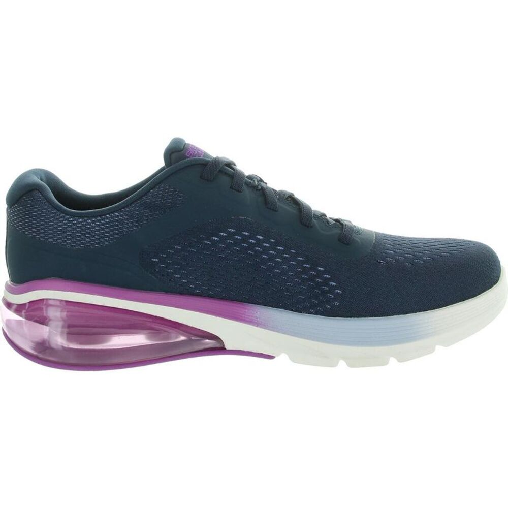 Skechers Womens GO WALK AIR 3.0 Navy Gym Running & Training Shoes Shoes New - Picture 2 of 3
